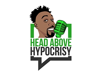 Head Above Hypocrisy logo design by SteveQ