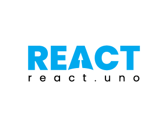 REACT logo design by Fajar Faqih Ainun Najib