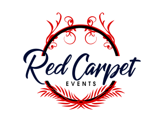 Red Carpet Events logo design by JessicaLopes