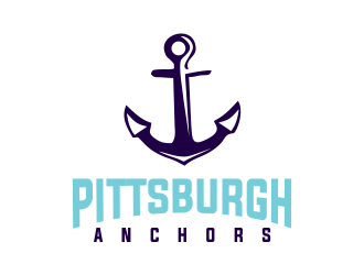 Pittsburgh Anchors logo design by JessicaLopes