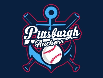 Pittsburgh Anchors logo design by Benok