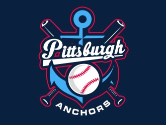 Pittsburgh Anchors logo design by Benok