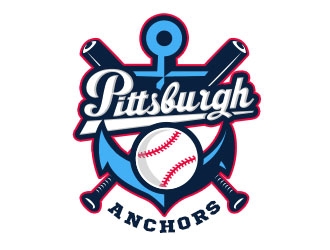 Pittsburgh Anchors logo design by Benok