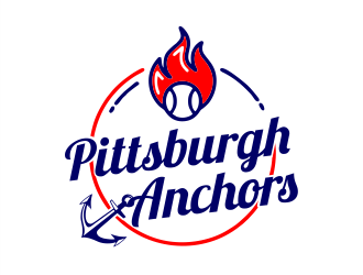 Pittsburgh Anchors logo design by Gwerth