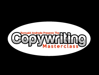 Romuald Andrade Presents The Copywriting Masterclass logo design by AamirKhan