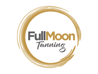 Full Moon Tanning logo design by YONK