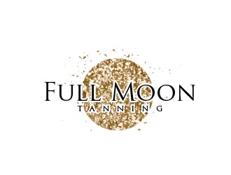 Full Moon Tanning logo design by maze