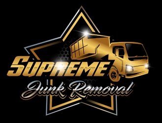 Supreme Junk Removal  logo design by DreamLogoDesign