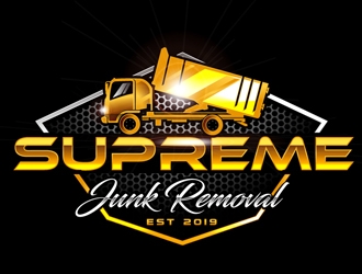 Supreme Junk Removal  logo design by DreamLogoDesign