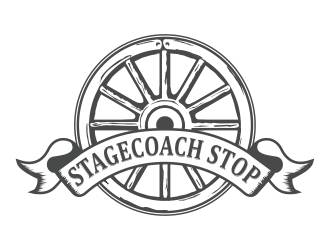 Stagecoach Stop logo design by Mardhi