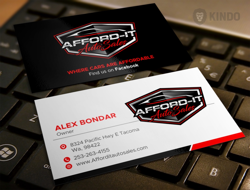 Afford-It Auto Sales logo design by Kindo