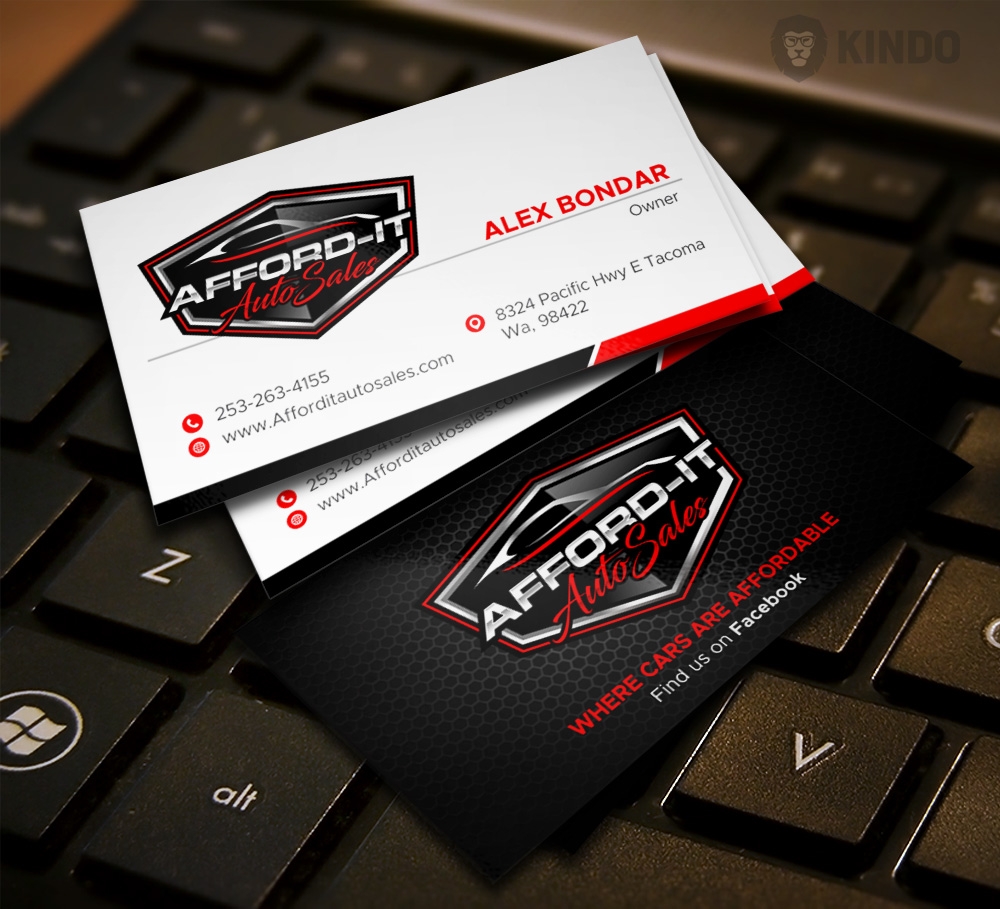 Afford-It Auto Sales logo design by Kindo