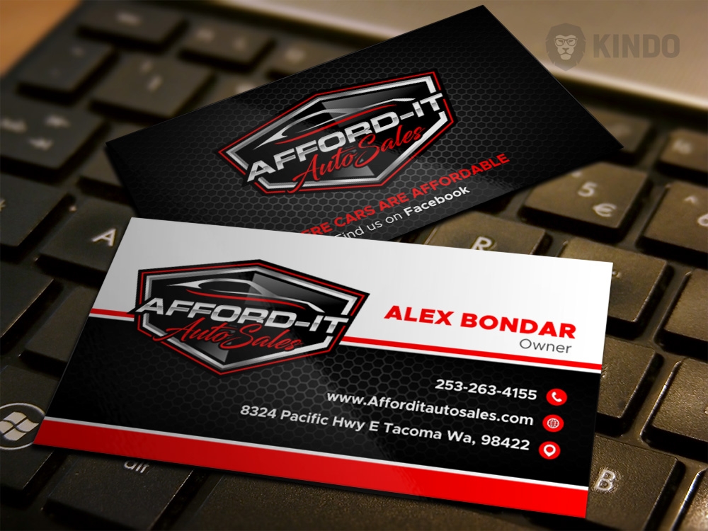 Afford-It Auto Sales logo design by Kindo