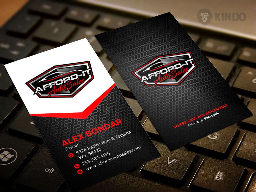 Afford-It Auto Sales logo design by Kindo