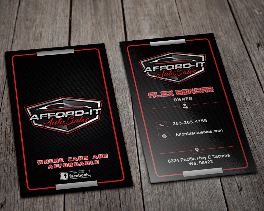Afford-It Auto Sales logo design by MastersDesigns