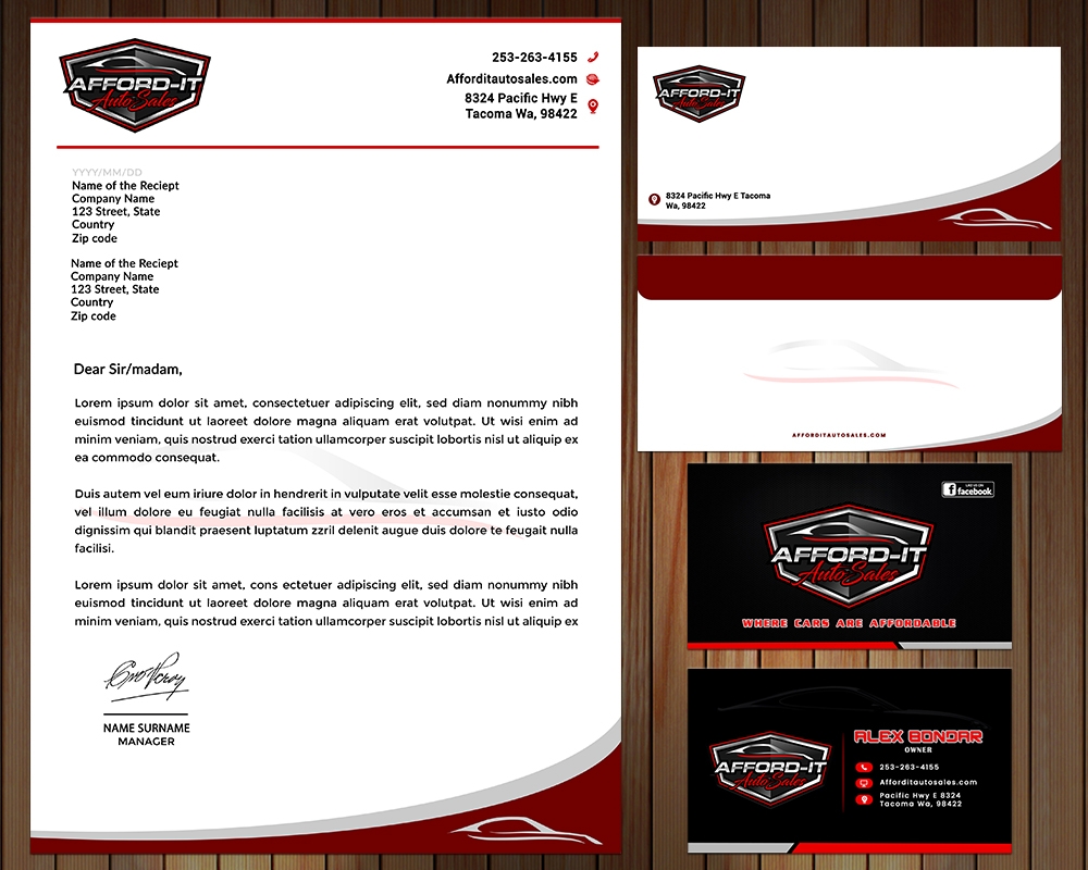 Afford-It Auto Sales logo design by MastersDesigns