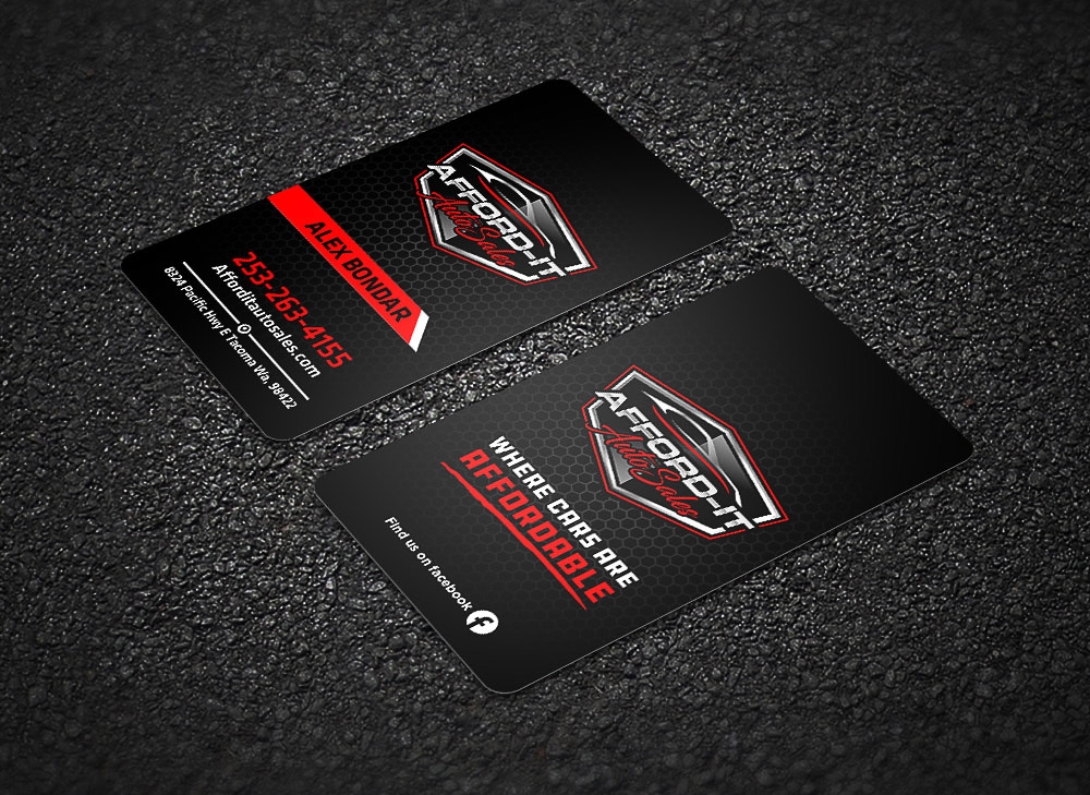 Afford-It Auto Sales logo design by scriotx