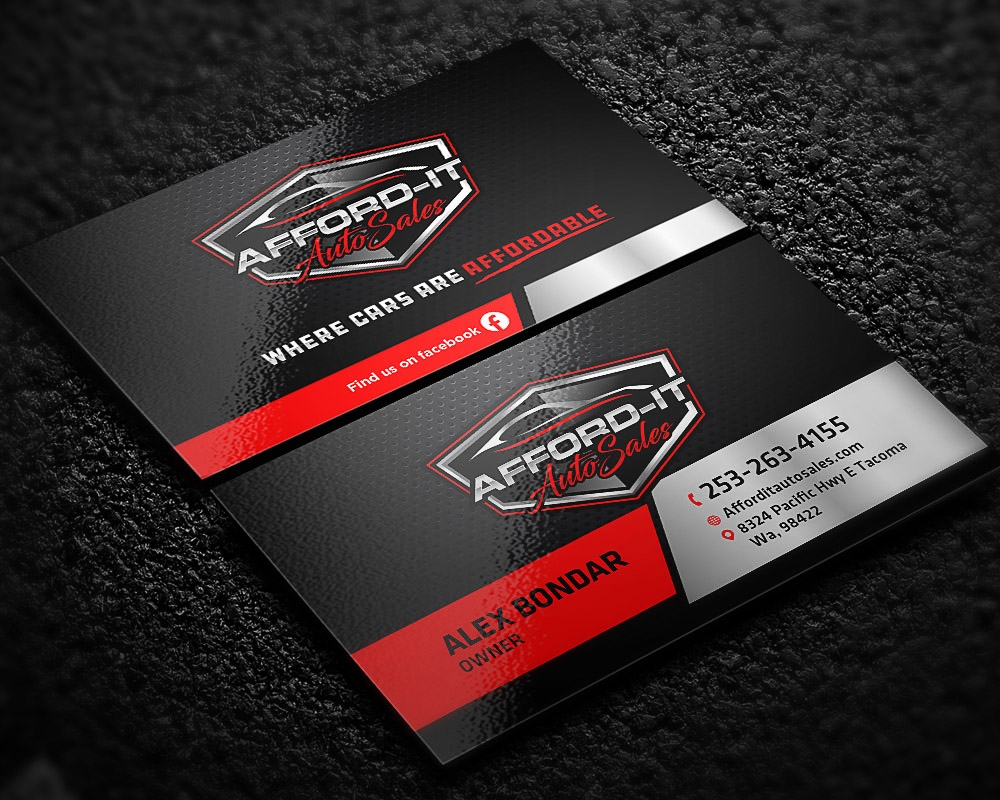 Afford-It Auto Sales logo design by scriotx
