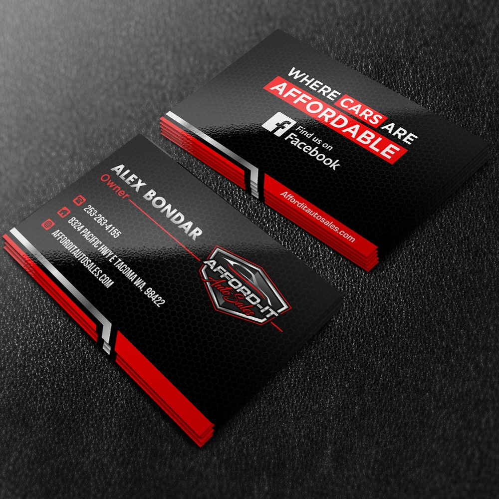 Afford-It Auto Sales logo design by mattlyn