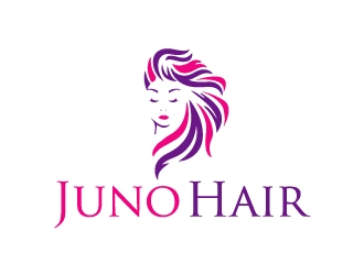 Juno Hair logo design by AamirKhan