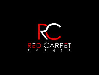 Red Carpet Events logo design by giphone