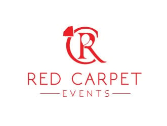 Red Carpet Events logo design by Conception