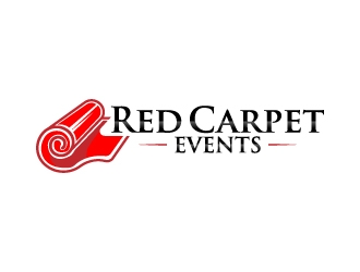 Red Carpet Events logo design by MUSANG