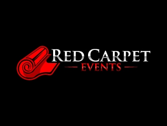Red Carpet Events logo design by MUSANG
