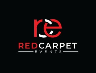 Red Carpet Events logo design by sanworks