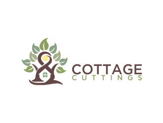Cottage Cuttings logo design by oke2angconcept