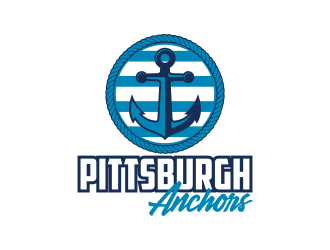 Pittsburgh Anchors logo design by Kruger