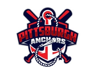 Pittsburgh Anchors logo design by Conception