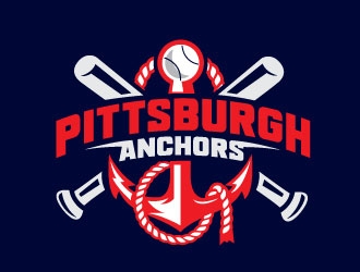 Pittsburgh Anchors logo design by Conception