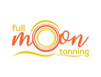 Full Moon Tanning logo design by Devian