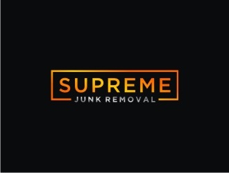 Supreme Junk Removal  logo design by bricton