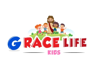 Grace Life Kids logo design by zubi