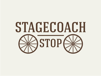 Stagecoach Stop logo design by GemahRipah