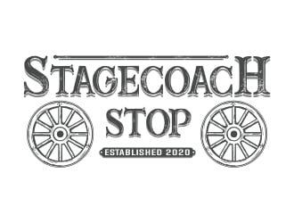 Stagecoach Stop logo design by Mardhi