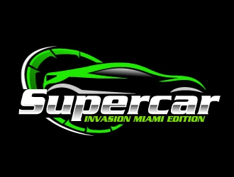 Supercar Invasion Miami Edition  logo design by AamirKhan