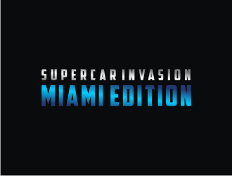 Supercar Invasion Miami Edition  logo design by bricton