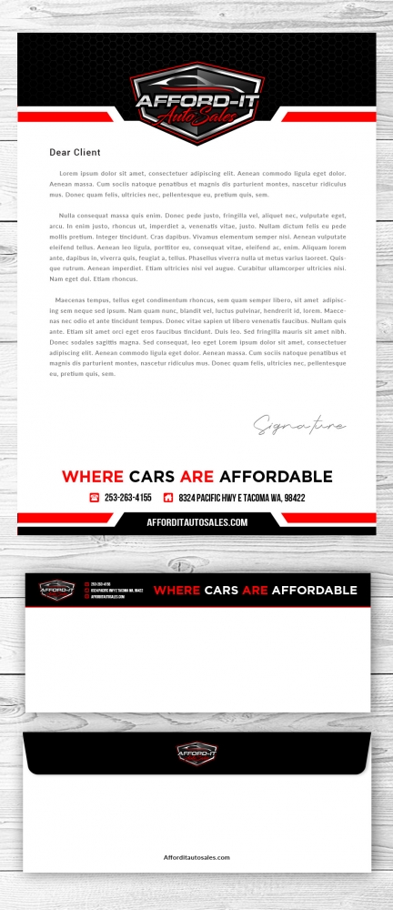 Afford-It Auto Sales logo design by mattlyn