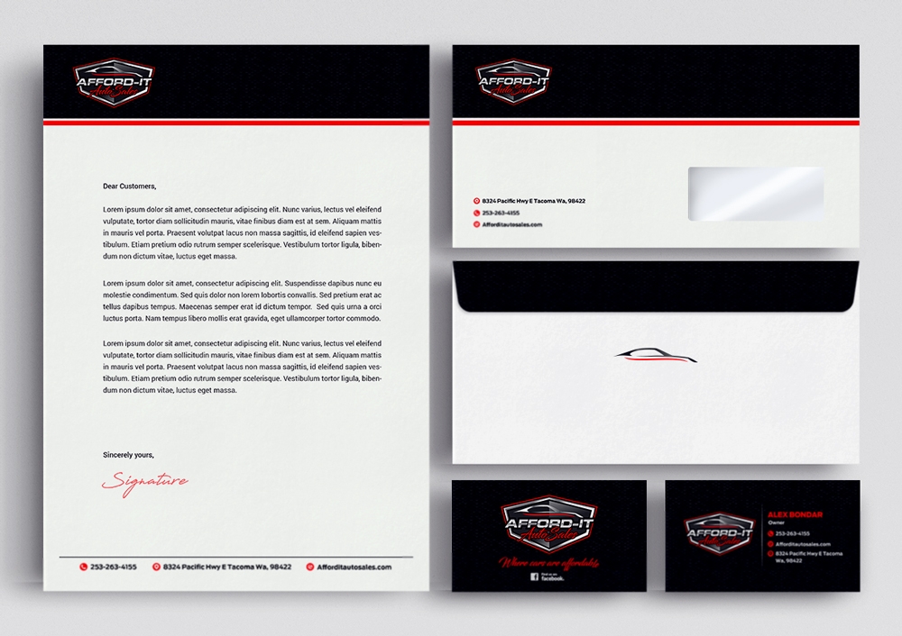 Afford-It Auto Sales logo design by KHAI