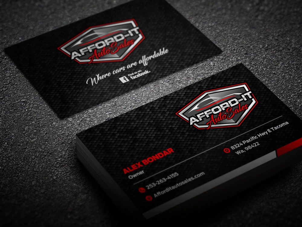 Afford-It Auto Sales logo design by KHAI