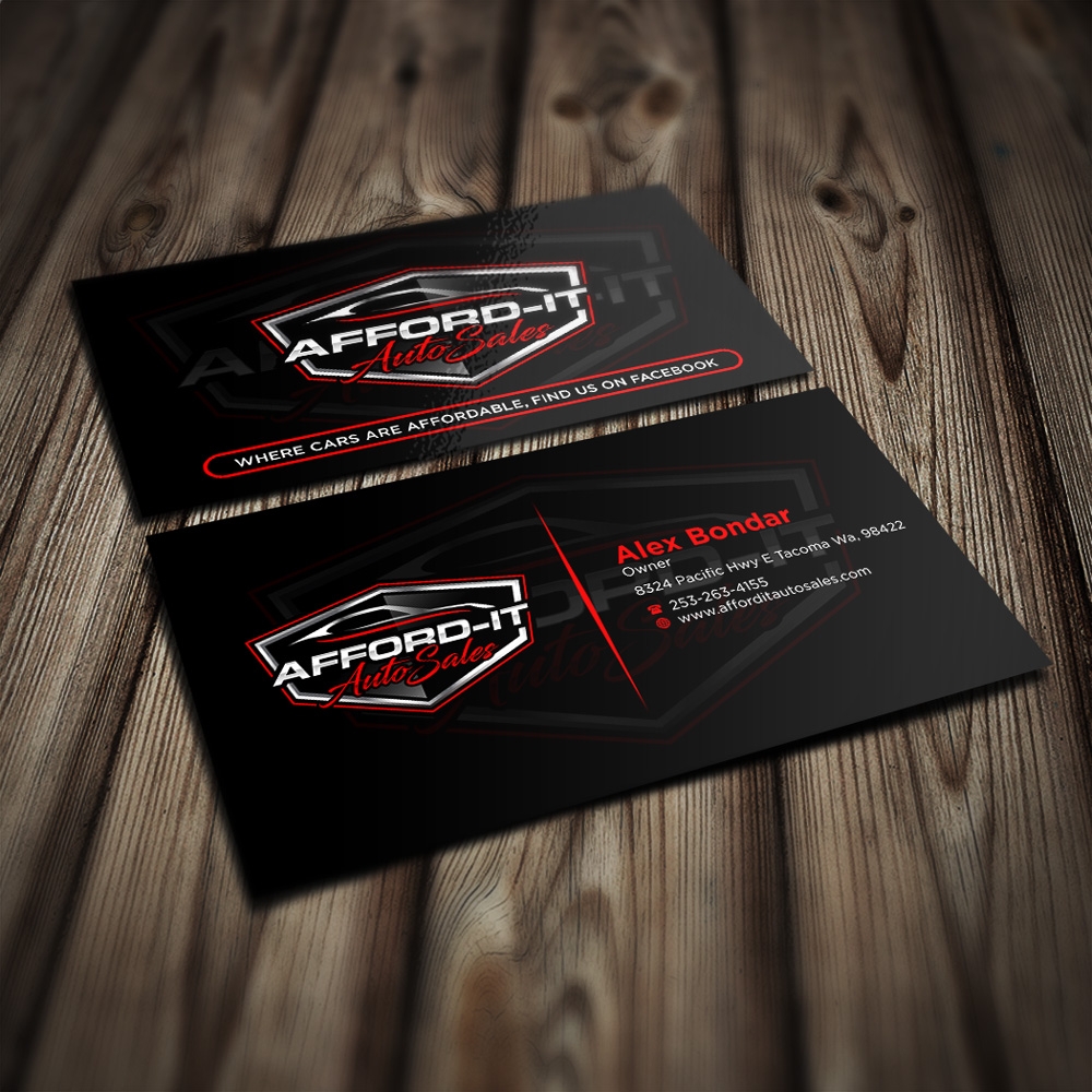 Afford-It Auto Sales logo design by mletus