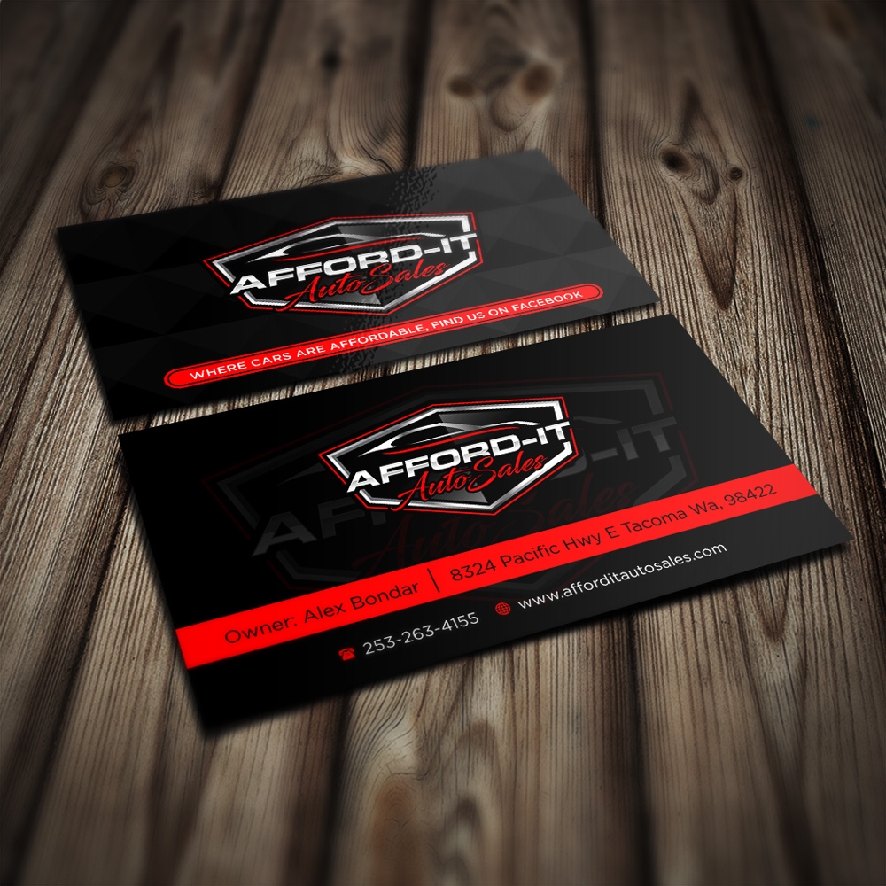 Afford-It Auto Sales logo design by mletus