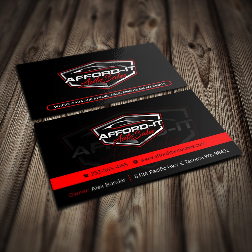 Afford-It Auto Sales logo design by mletus