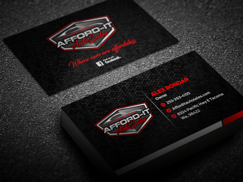 Afford-It Auto Sales logo design by KHAI