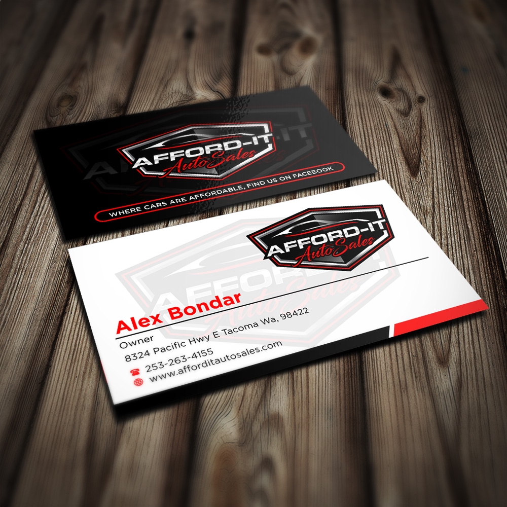 Afford-It Auto Sales logo design by mletus
