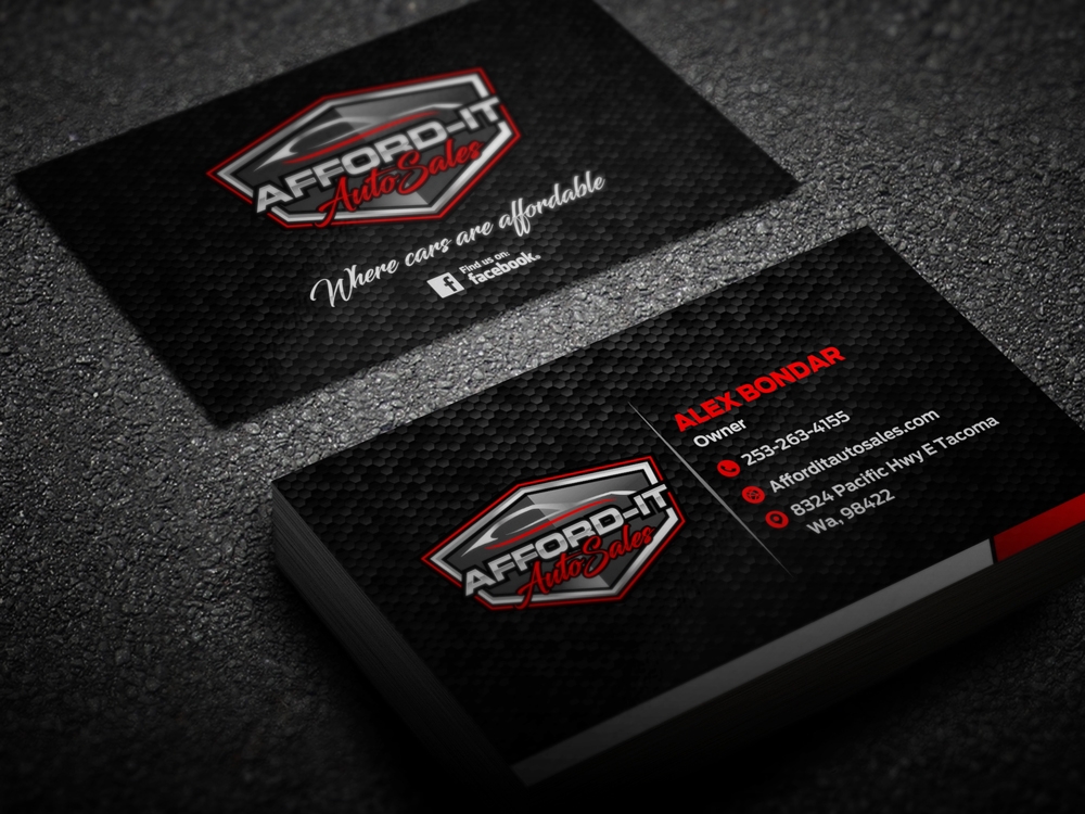 Afford-It Auto Sales logo design by KHAI