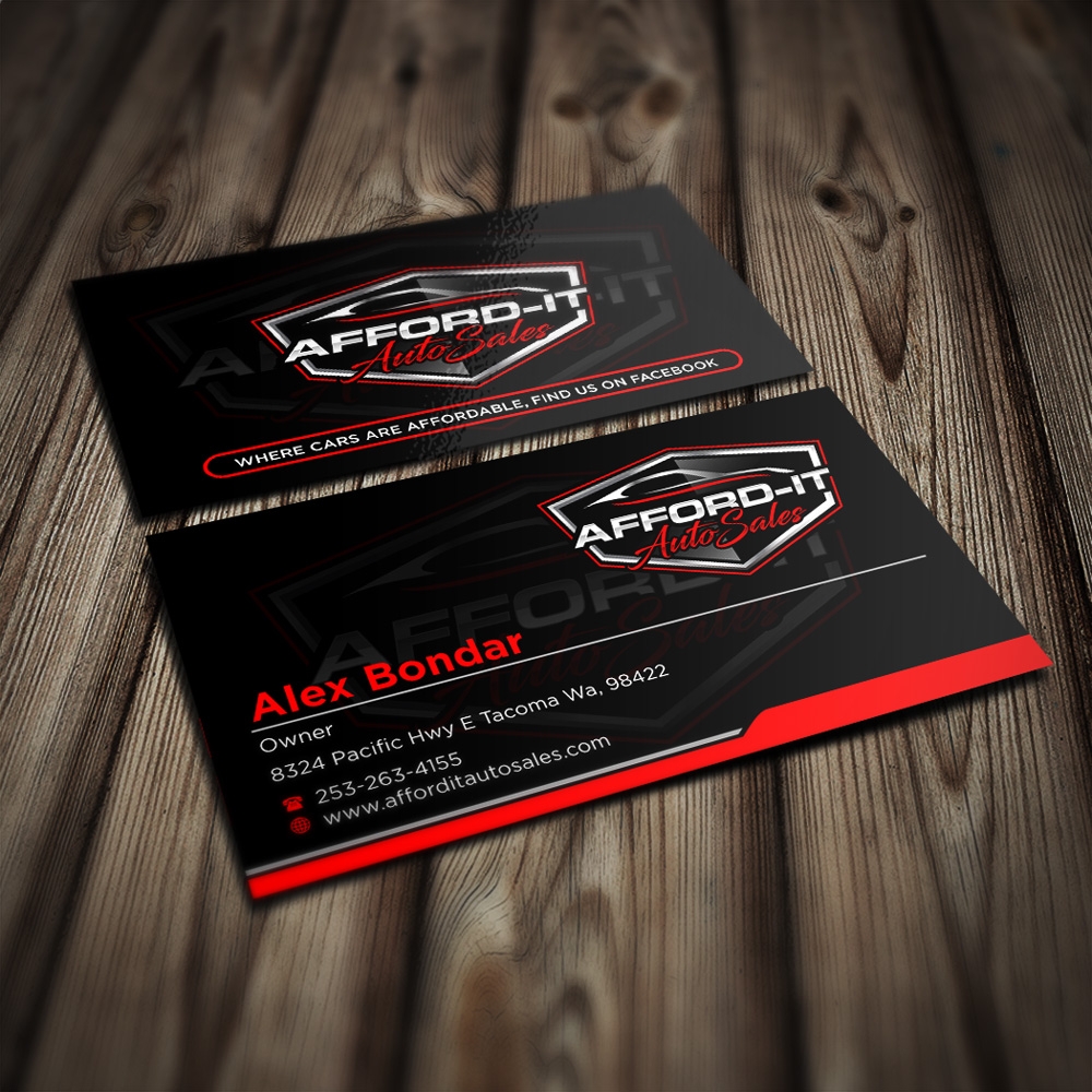 Afford-It Auto Sales logo design by mletus